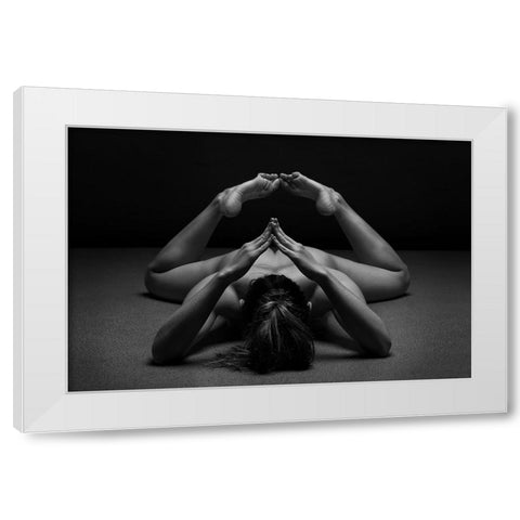 Bodyscape White Modern Wood Framed Art Print by Belovodchenko, Anton