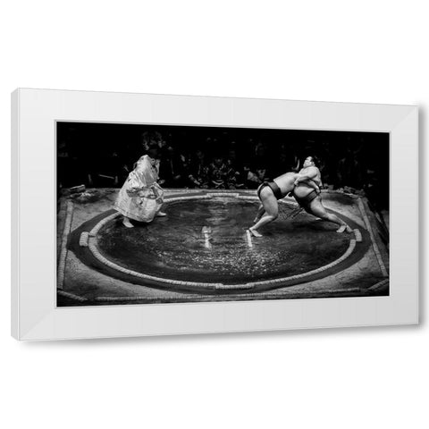 The Last Strength White Modern Wood Framed Art Print by Song, Gunarto