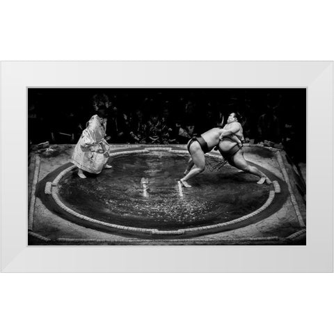 The Last Strength White Modern Wood Framed Art Print by Song, Gunarto