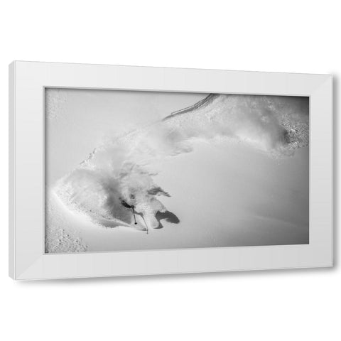 Powradise White Modern Wood Framed Art Print by Trevillot, Benjamin