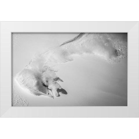 Powradise White Modern Wood Framed Art Print by Trevillot, Benjamin