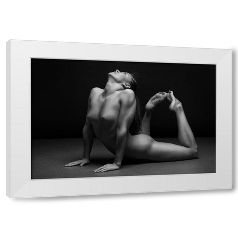 Bodyscape White Modern Wood Framed Art Print by Belovodchenko, Anton
