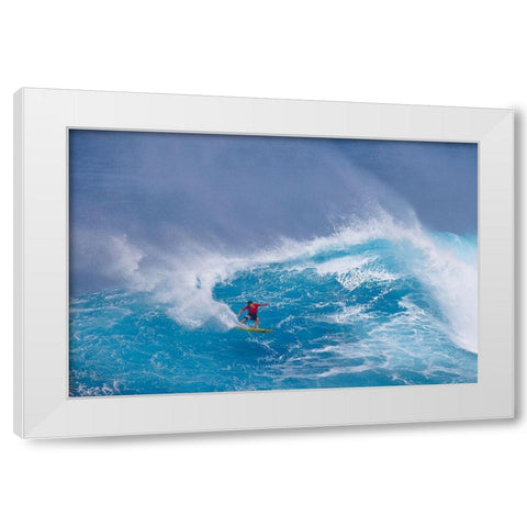 Daredevil White Modern Wood Framed Art Print by Stahl, Peter