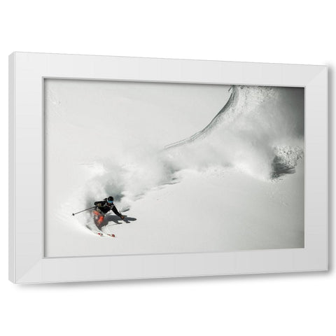 Swing White Modern Wood Framed Art Print by Trevillot, Benjamin