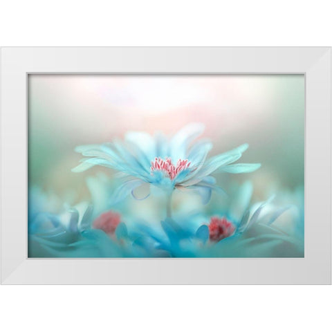 Fantasy White Modern Wood Framed Art Print by Parker, Jacky