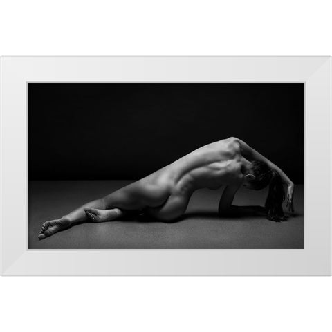 Bodyscape White Modern Wood Framed Art Print by Belovodchenko, Anton