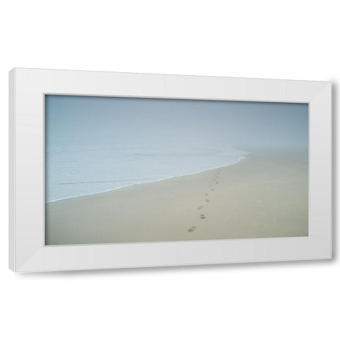 Isolation White Modern Wood Framed Art Print by Pearce, Simon