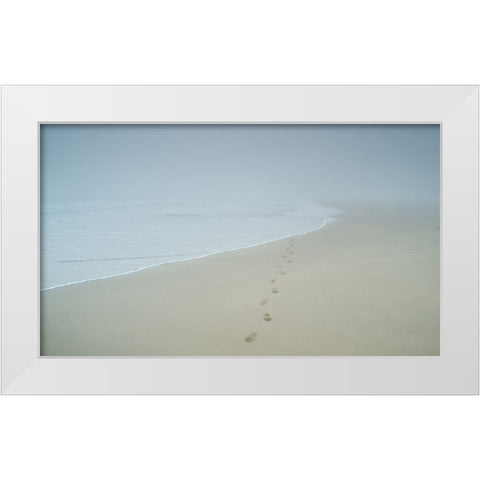 Isolation White Modern Wood Framed Art Print by Pearce, Simon