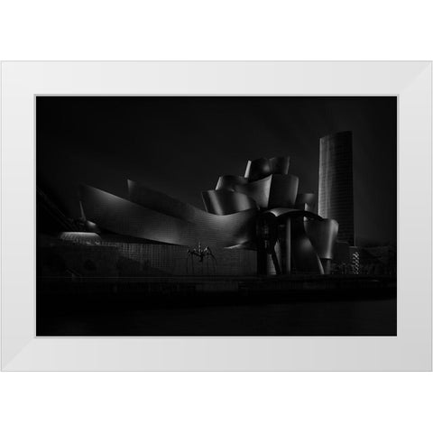 Black (Guggenheim) Angle Iv White Modern Wood Framed Art Print by Pablo De, Juan