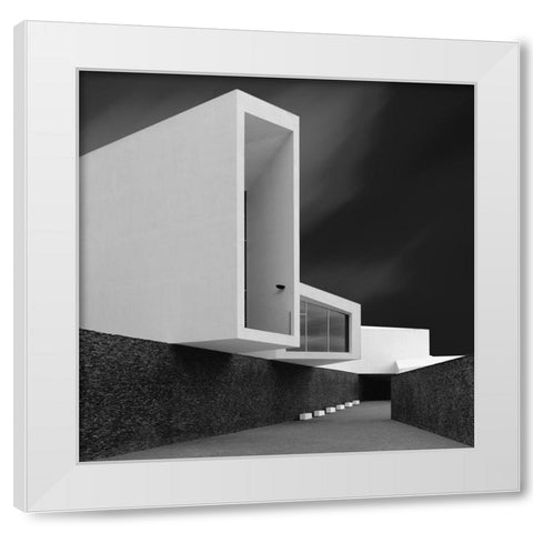 White Walls White Modern Wood Framed Art Print by Azevedo, Olavo
