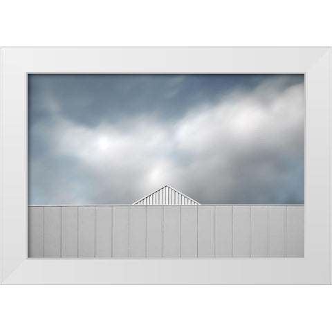 Mini Dome White Modern Wood Framed Art Print by Claes, Gilbert