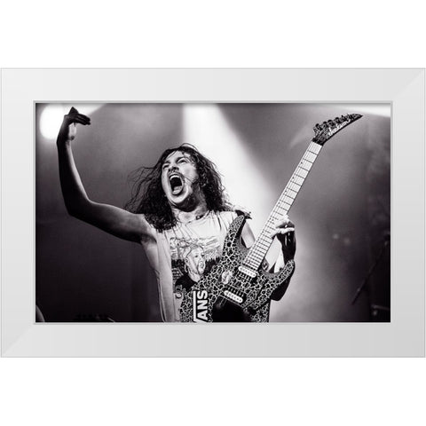 Lost Society White Modern Wood Framed Art Print by Kamarainen, Jesse