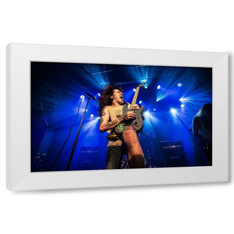 Lost Society White Modern Wood Framed Art Print by Kamarainen, Jesse