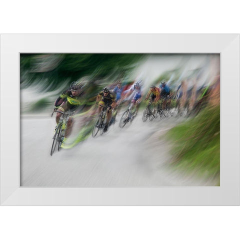 In Element White Modern Wood Framed Art Print by Malovrh, Milan