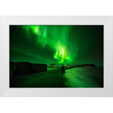 Sensual Dance White Modern Wood Framed Art Print by Martin Castan, David