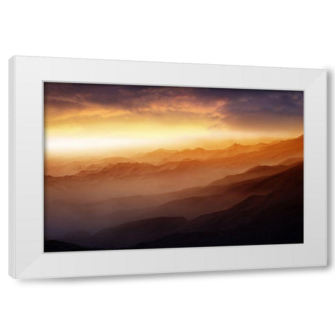 Dreams White Modern Wood Framed Art Print by Gunawan, Rudi