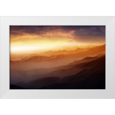 Dreams White Modern Wood Framed Art Print by Gunawan, Rudi