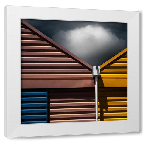 Hangar 13 White Modern Wood Framed Art Print by Claes, Gilbert