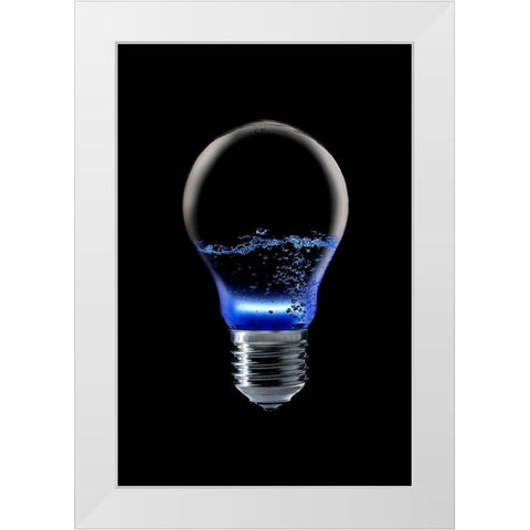 The 4 Elements Ii White Modern Wood Framed Art Print by Eisele, Stefan