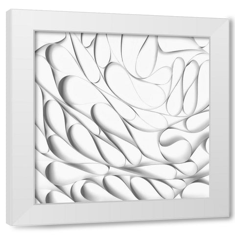 Qsq White Modern Wood Framed Art Print by Cincibus, Zbynek