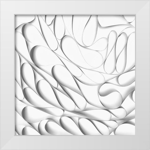 Qsq White Modern Wood Framed Art Print by Cincibus, Zbynek