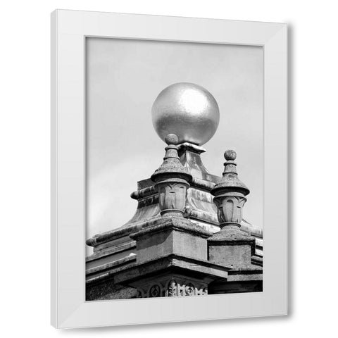 Architectural Detail, Blenheim Palace White Modern Wood Framed Art Print by Blue, Cyril