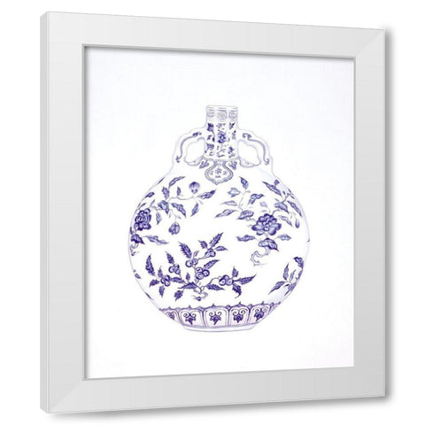 Flowering Moon Flask White Modern Wood Framed Art Print by Anderton, Caroline