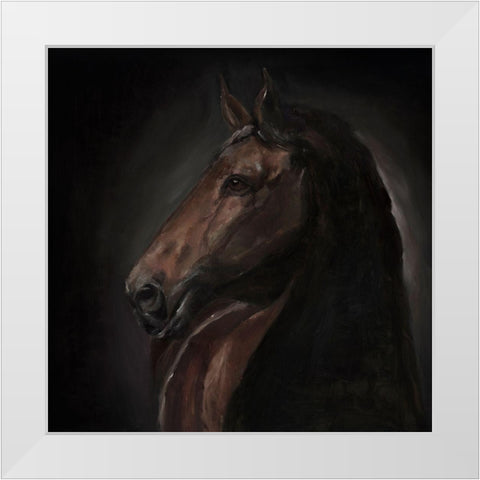 SPIRIT White Modern Wood Framed Art Print by Atelier B Art Studio