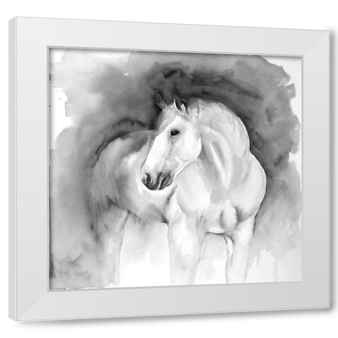 BEAUTY White Modern Wood Framed Art Print by Atelier B Art Studio