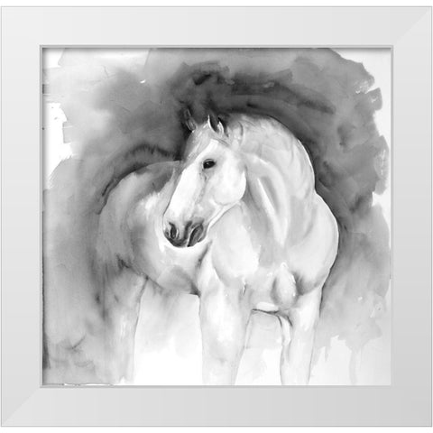 BEAUTY White Modern Wood Framed Art Print by Atelier B Art Studio