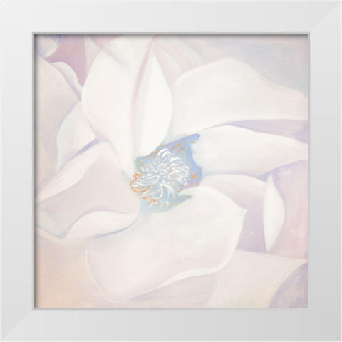 DELICACY White Modern Wood Framed Art Print by Atelier B Art Studio