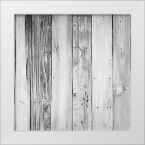 WOOD TEXTURE White Modern Wood Framed Art Print by Atelier B Art Studio