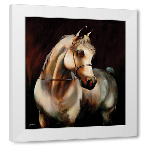 Ready to Ride White Modern Wood Framed Art Print by Sipos, Judit