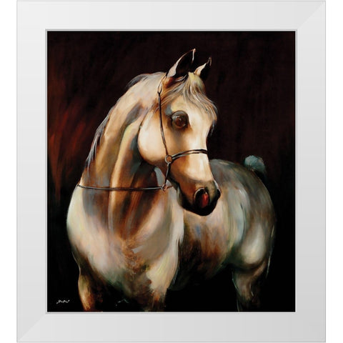 Ready to Ride White Modern Wood Framed Art Print by Sipos, Judit