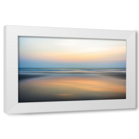 Coastal Shades White Modern Wood Framed Art Print by Loginov, Nick
