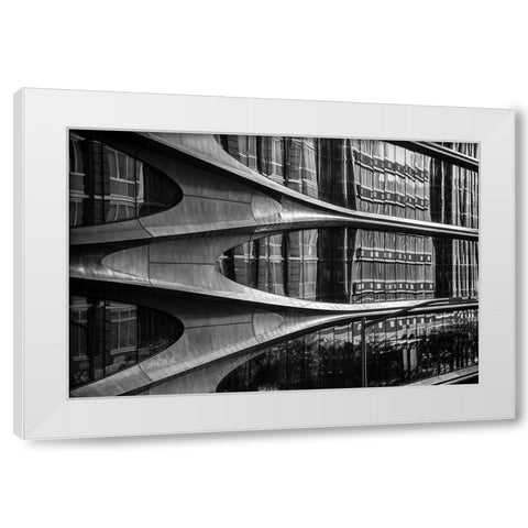 High Line Building,New York City White Modern Wood Framed Art Print by Graciet, Stephane