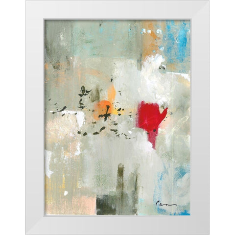 Flight Pattern II White Modern Wood Framed Art Print by Carroccio, Lisa