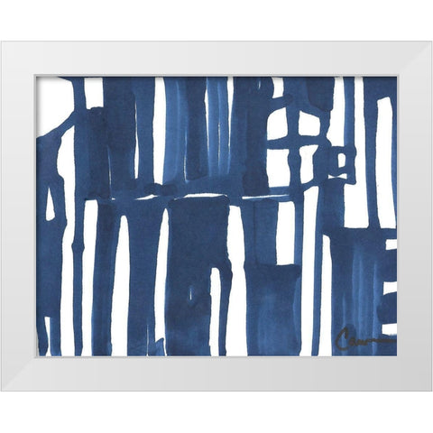 Denim White Modern Wood Framed Art Print by Carroccio, Lisa