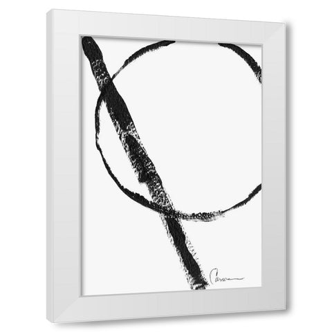 Eclipse White Modern Wood Framed Art Print by Carroccio, Lisa