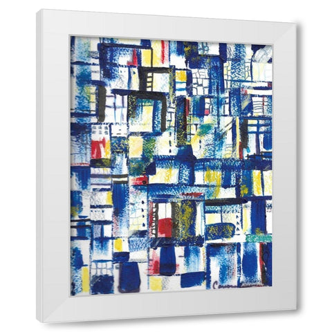 Sunday Morning White Modern Wood Framed Art Print by Carroccio, Lisa