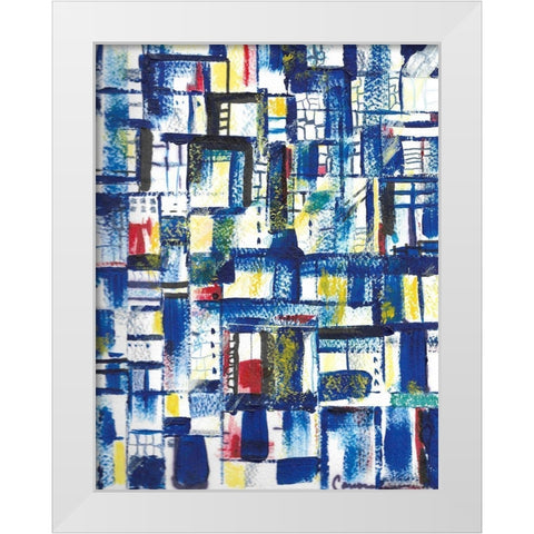 Sunday Morning White Modern Wood Framed Art Print by Carroccio, Lisa