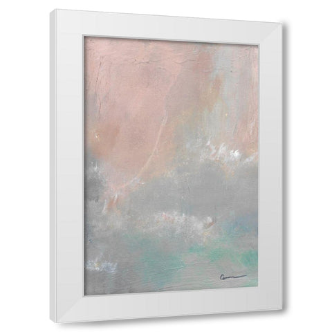 Mountain Mist II White Modern Wood Framed Art Print by Carroccio, Lisa