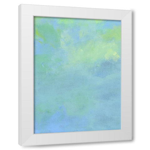 Sky Abstract II White Modern Wood Framed Art Print by Carroccio, Lisa