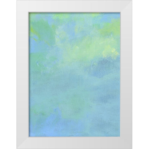 Sky Abstract II White Modern Wood Framed Art Print by Carroccio, Lisa