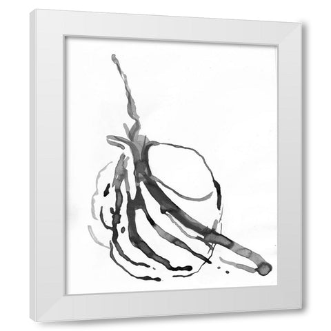 Strange Fruit I White Modern Wood Framed Art Print by Carroccio, Lisa