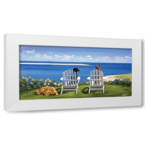 Chatham Tail White Modern Wood Framed Art Print by Saxe, Carol