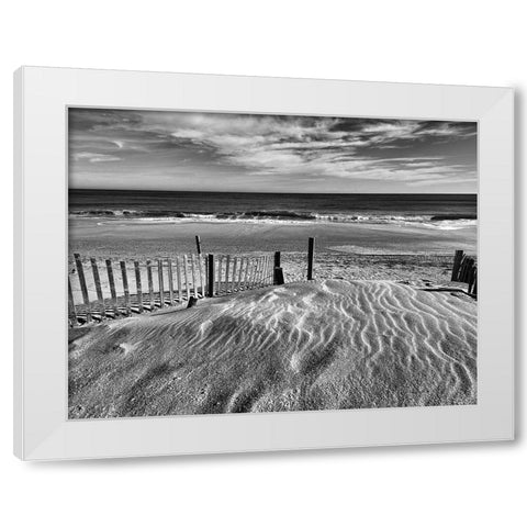 Pathway White Modern Wood Framed Art Print by Turek, Eve