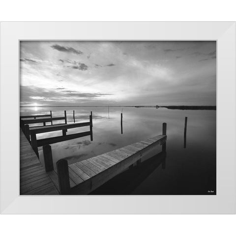 Lead the Way White Modern Wood Framed Art Print by Turek, Eve