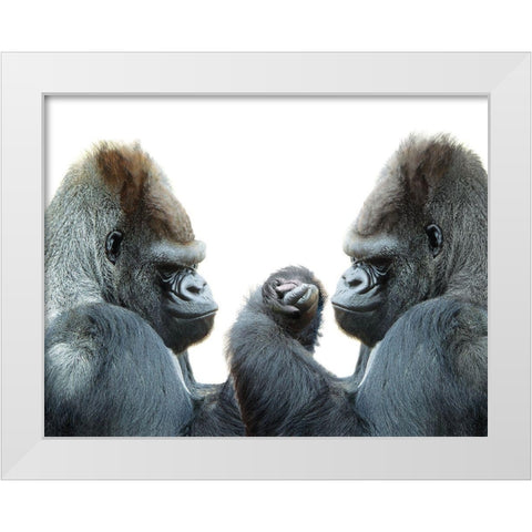 Its Your Move White Modern Wood Framed Art Print by Barlow