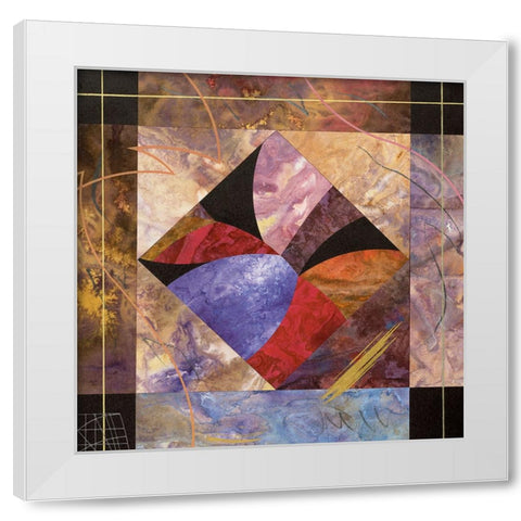 Geometry II White Modern Wood Framed Art Print by Unknown